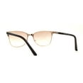 thumbnail image 4 of Mens 90s Fashion Metal Rim Rectangle Bifocal Light Sunglasses Reader Gold +1.5, 4 of 4