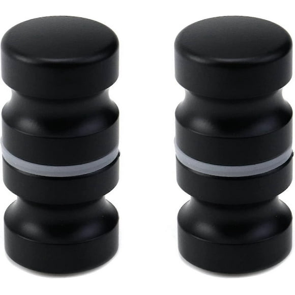 2pcs Black Bathroom Pull Handles, Shower Glass Door Knobs, Back To Back Shower Door Knobs