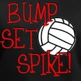 thumbnail image 3 of CafePress - Bump, Set, Spike Women's V Neck Dark T Shirt - Women's V-Neck Dark T-Shirt, 3 of 4