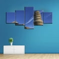 thumbnail image 2 of TISHIRON 5PCS Framed Canvas Wall Art Set,50"x24"Leaning Tower in Pisa Canvas Art Decor, 2 of 7