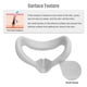 thumbnail image 2 of Cubierta para ojos Bloqueo de luz Almohadilla de silicona suave transpirable Cojín de sombreado Reemplazo de piezas Reemplazo para Oculus Quest 2 Gris blanco Inevent EL005194-04B, 2 of 7