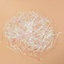 AURARMLET Shredded Packaging Filler Transparent White 1 Bag 12.18x0.12x0.04in Tissue Paper