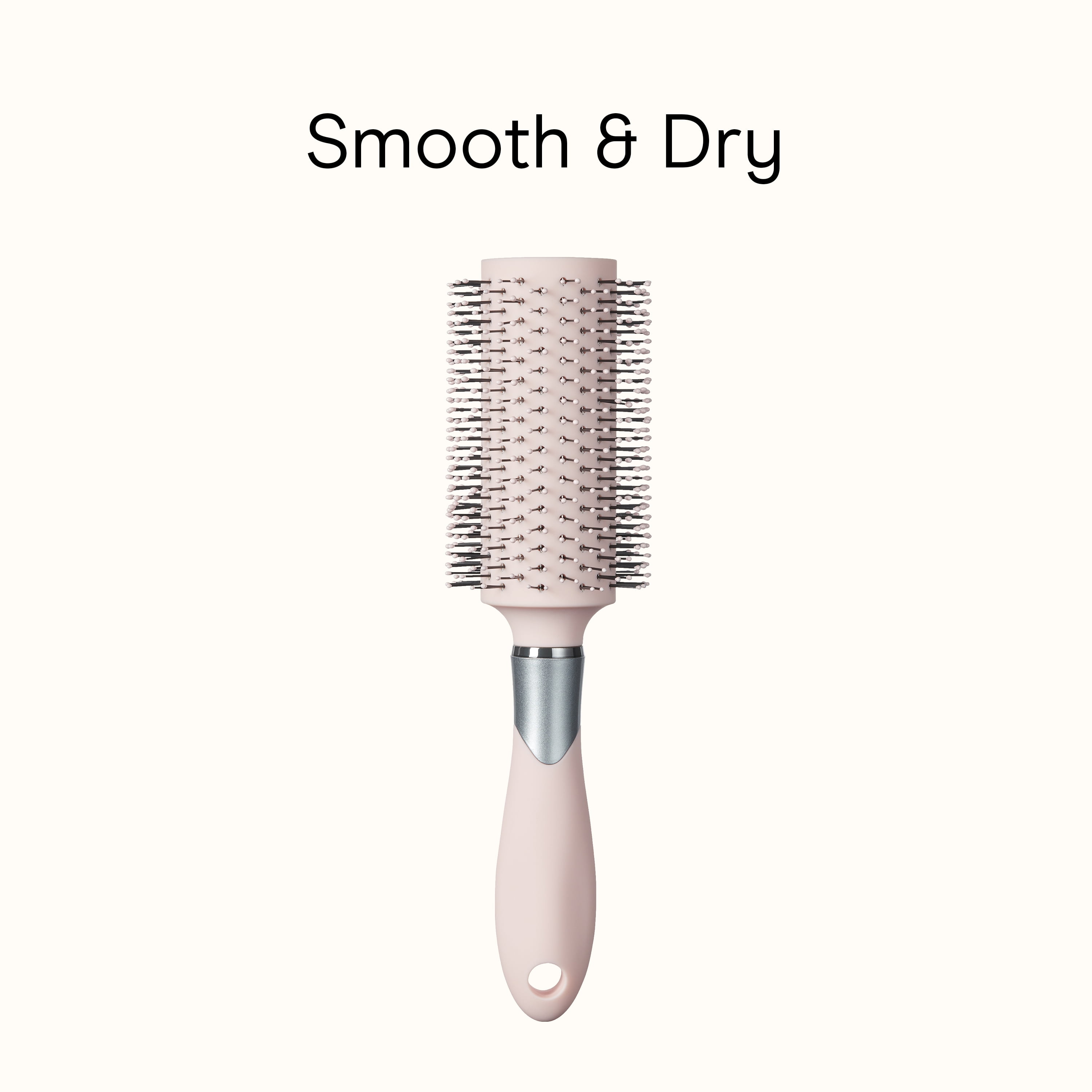 Conair Smooth & Dry Large Round Brush for Blow-Dry Styling, Volumizing Hair Brush