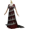 thumbnail image 2 of Step into 1912 Titanic Rose Red Iconic Red Gown Dewitt Bukater Dress, Dinner Outfit for Women, 2 of 7