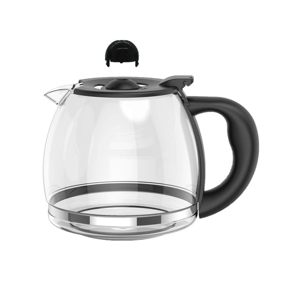 Jarra de vidrio de repuesto para cafetera de 12 tazas, compatible con 12 tazas de repuesto para cafe CUPALL NA