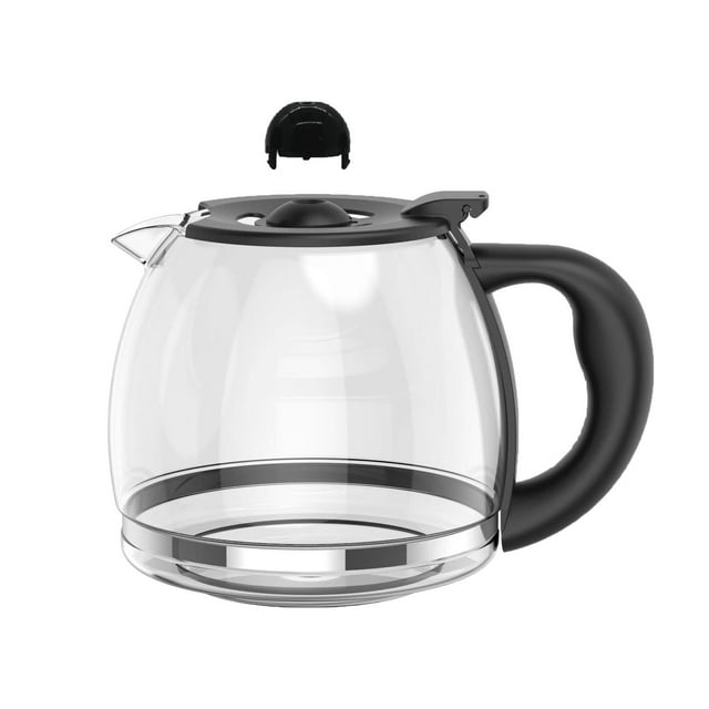 Jarra de vidrio de repuesto para cafetera de 12 tazas, compatible con 12 tazas de repuesto para cafe CUPALL NA