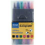 Itoya Doubleheader Calligraphy Marker 6-Pen Set