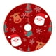 thumbnail image 2 of Fiudx Liquidación De Decoración Del Hogar Por Menos De $5 Falda De Árbol De Navidad De 30 Pulgadas Faldas De Árbol De Copo De Nieve De Invierno Adornos De Árbol Navideño De Halloween De Navidad Roja, 2 of 7