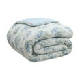 thumbnail image 4 of Paris Hilton 3-Piece Coquette Floral Blue Comforter Set, Full/Queen, 4 of 11