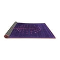 thumbnail image 2 of Ahgly Company Indoor Square Abstract Purple Contemporary Area Rugs, 8' Square, 2 of 4