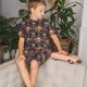 thumbnail image 4 of Balery Skulls and Flowers Conjunto de Pijama Infantil de Manga Corta con Estampado – Ropa de Dormir de Algodón Suave-Large, 4 of 6