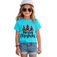 thumbnail image 2 of Ulanda Toddler Christmas Shirt Boys Girls Santa Chicken Tshirts Funny Xmas Holiday Dinosaur Outfit Tees Gift for Kids (Light Blue, 18-24 Months), 2 of 6