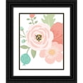 thumbnail image 1 of Robinson, Tamara 15x18 Black Ornate Wood Framed with Double Matting Museum Art Print Titled - Pastel Floral Bouquet I, 1 of 4