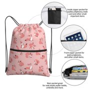 Xecao Fox for Drawstring Bags,Pull String Backpack Bags,String Bag Sackpack
