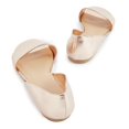 thumbnail image 3 of YDN Women Open Round Toe D'orsay Flats Slip on Flat Heel Sandals Walking Shopping Dress Shoes Size 14 Rose Gold, 3 of 4