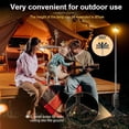 thumbnail image 4 of Camping Lights Rechargeable, Detachable Camping Lantern with Stand, Telescopic Waterproof Camp Lamp, Magnetic Work Hanging Light, LED Tent Flashlights for Emergency (Matte Black), 4 of 4
