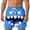 19-Blue, variant on ibiyuan 3d Cartoon Smile Face Mens Swim Trunks Drawstring Waist Mens Bathing Suit Quick-Dry Elastic Waist Novelty Beachwear Running Board Shorts