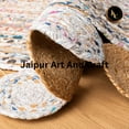 thumbnail image 4 of Jaipur Art And Craft Hand Braided Bohemian Multi Color Jute Cotton Runner Area Rug (9x12 Sq ft), 4 of 5