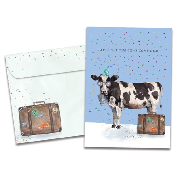 Cows Come Home Birthday Greeting Card [22392]