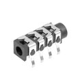 thumbnail image 3 of Unique Bargains 10Pcs PCB Mount 3.5mm 6 Pin Socket Stereo Jack Audio Video Connector PJ-313E-6P, 3 of 4