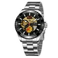 thumbnail image 1 of Mirar Irfora FORSINING Reloj mecánico automático de acero inoxidable para hombre Reloj de pulsera empresarial 3ATM Irfora Mirar, 1 of 7