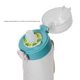 thumbnail image 2 of Peggybuy 650ML Bouteille de Boisson Réutilisable Tasse Aromatisée Camping Randonnée Boisson (Blanc), 2 of 8