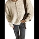 thumbnail image 1 of Suéteres Tipo Cárdigan con Botones para Mujer, de Larga, Cuello Redondo, de Punto Suave y Holgado, para Otoño. Caqui L, 1 of 7