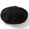 thumbnail image 6 of COCOpeaunt Large Size 100% Wool Beret Hat Women Solid Flat Berets Autum Winter Warm French Elegant Artist Beret Ladies Vintage Painter Cap, 6 of 6