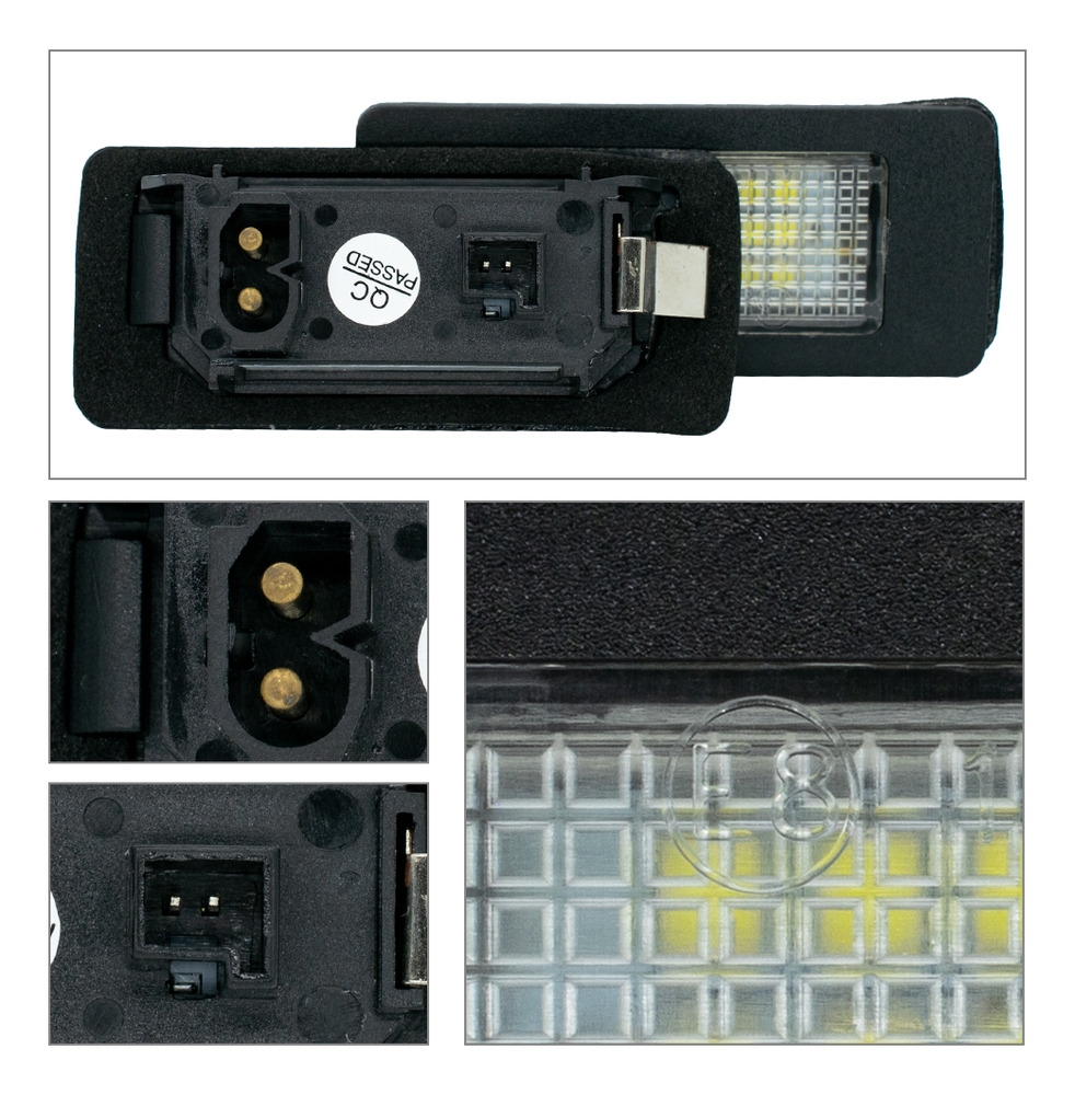 Applicable to 2 License Plate Lights for BMW E60 E90 F30 E92 3/4/5 Series