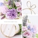 thumbnail image 3 of Arreglo de flores de seda en macetas pequeñas con flores falsas y jarrón, centro de mesa para boda, hogar y oficina, 3 of 5
