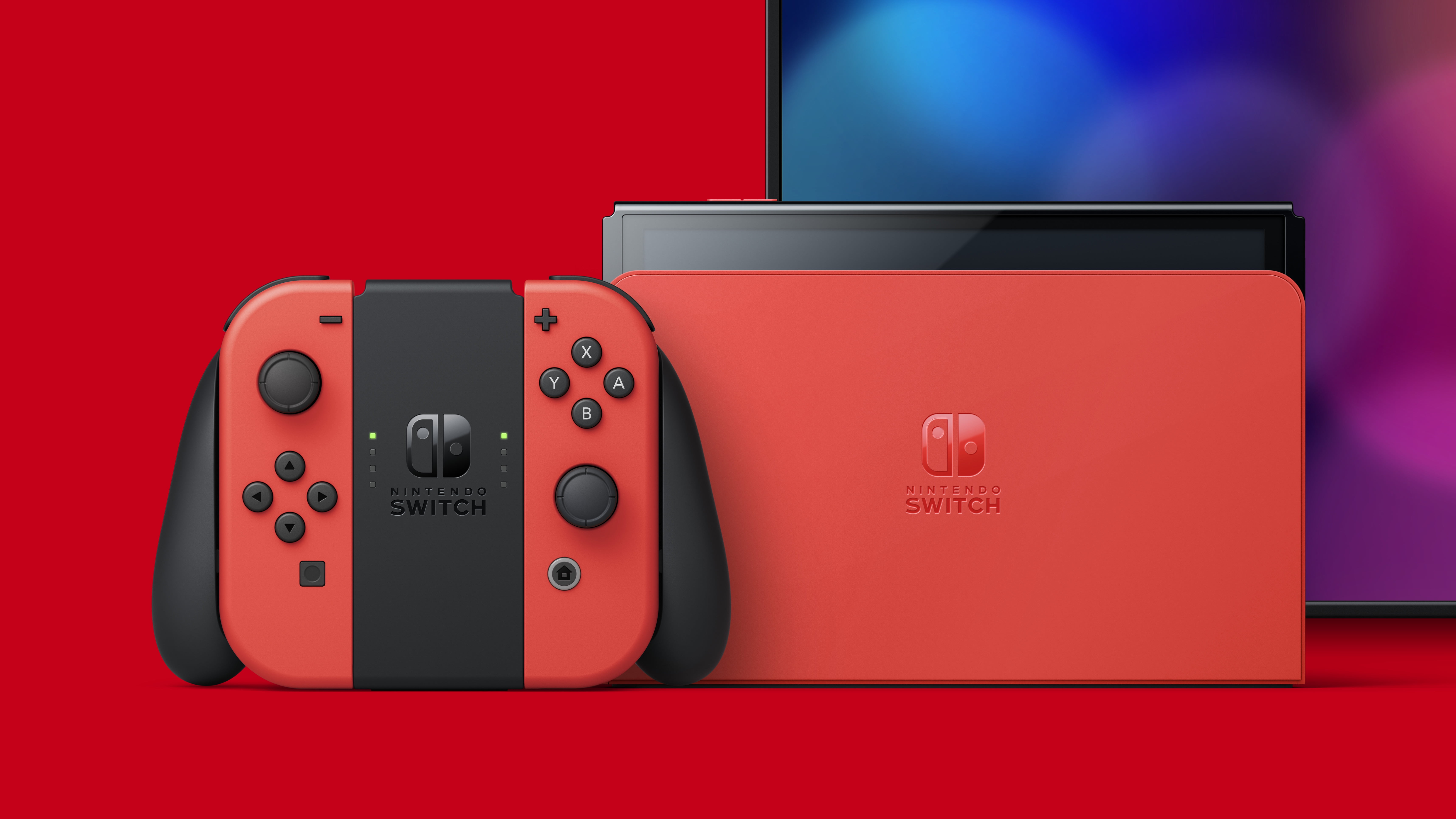 Nintendo Switch Oled Red Mario Edição Especial 64GB Vermelho / Frete Grátis!