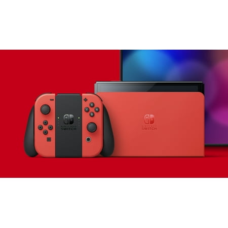 Nintendo Switch - OLED Model: Mario Red Edition - Red