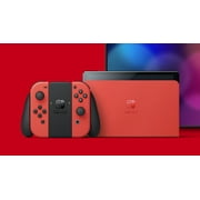 Nintendo Switch OLED Console with Mario Red Joy-Con (Japan Spec)