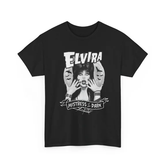 Elvira Mistress of Darkness Tee, Horror Movie Shirt, Gothic T-Shirt, Halloween