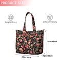 thumbnail image 4 of Pioneer Flower Floral Print Pattern Travel Tote Bags for Women Carry On,Large Weekender Bags for Women Travel,Multi Functional Duffle Bag for Work,Shopping,Sports, 4 of 5