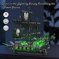 thumbnail image 2 of Juguete de construcción JMBricklayer Pirate Ship Flying Dutchman con luces, 2 of 7