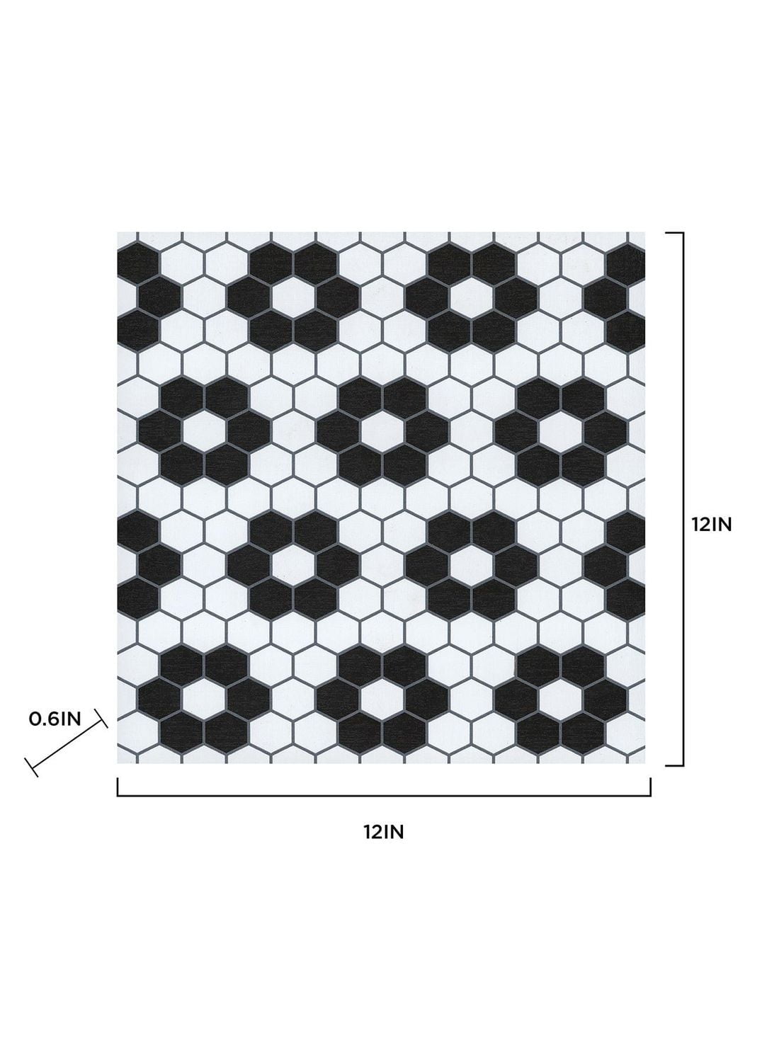 FloorPops Biscotto Peel and Stick Floor Tiles Set of 20