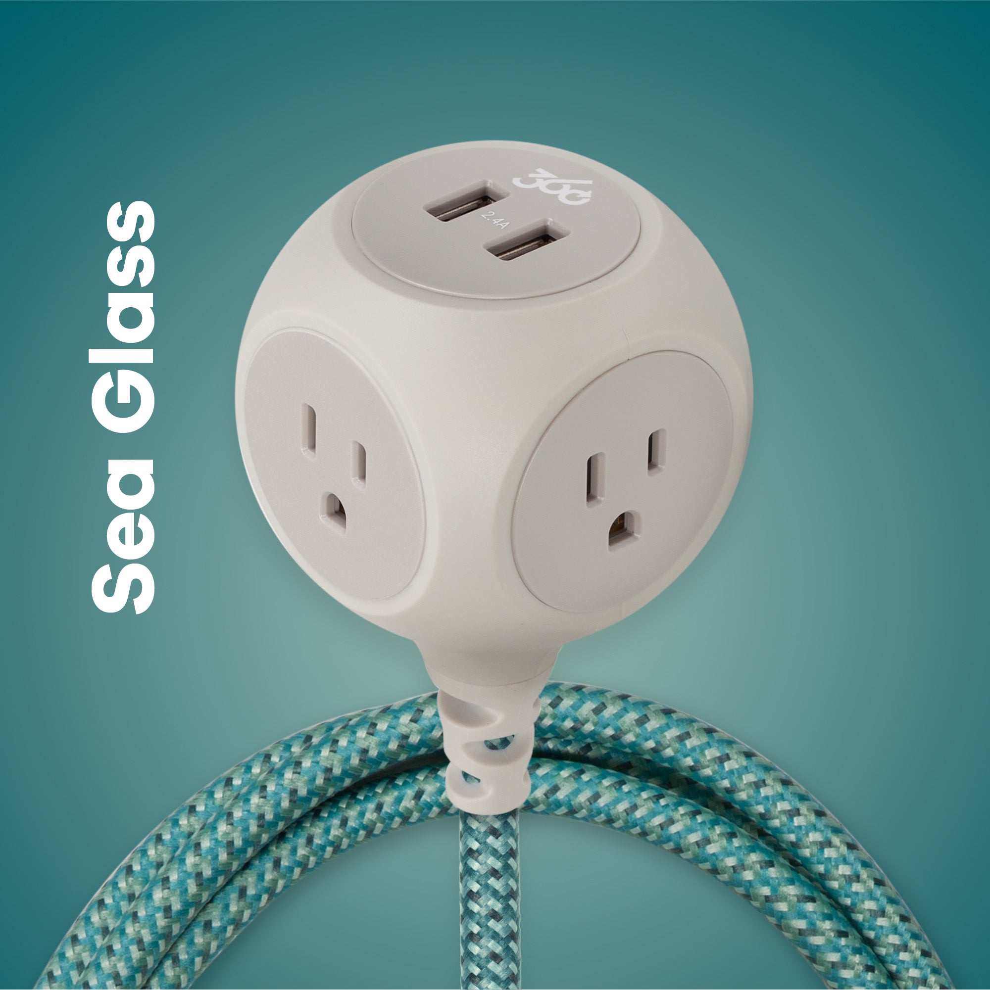 6' Habitat - 3 outlet + 2 USB | 2.4A