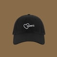 thumbnail image 2 of XIAOCHA Women's Embroidered Baseball Cap Adjustable Hat Band Outdoor Ball Hat,Black, 2 of 4