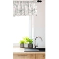 thumbnail image 3 of Ambesonne Dragonfly Window Valance, Shabby Form Roses Worn Old Vintage Backdrop with Moth Bugs Print, Curtain Valance for Kitchen Bedroom Decor with Rod Pocket, 54" X 18", Pale Pink Pale Grey, 3 of 3