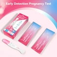 thumbnail image 4 of Easy@Home Trousse de Test de Grossesse pour Détection Précoce, Test hCG Ultra Sensible avec 3 Bâtonnets et 6 Bandes, Poignée Courbée, Résultats Rapides, 4 of 6