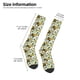 thumbnail image 2 of Fotbe Bees and Flower Calcetas Divertidas Estampadas para Hombre y Mujer, Calcetas de Algodón hasta la Rodilla para Caminar, Correr, Enfermería y Embarazo, 2 of 6