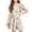 Gray, variant on Grblisyd Girls Summer Dress Fashion Ruffle Short Sleeve Dresses Cute Floral Print Crew Neck A-Line Dress