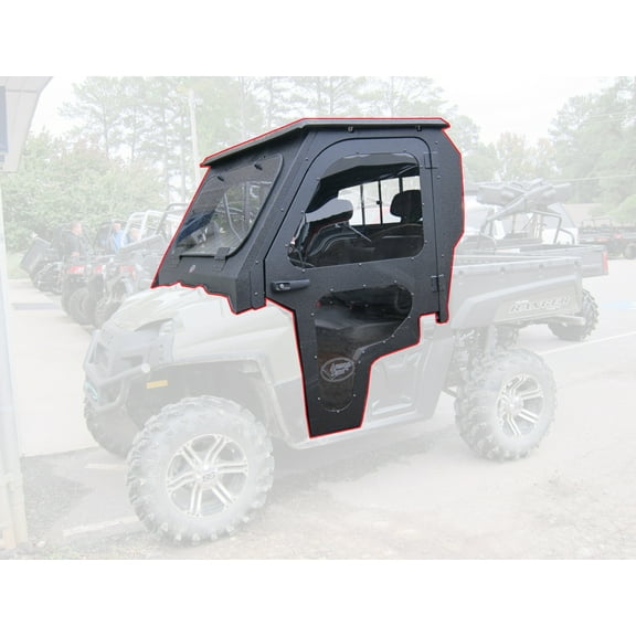 Steel Complete Cab Enclosure System w/Doors for Polaris 10-14 Ranger 400 Midsize