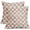 C, variant on Linen Pillow Covers 18x18 Inches - Black Cream Floral Printed Throw Pillow Covers for Living Room Sofa Decor (1 Pc)