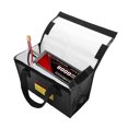 thumbnail image 4 of Explosionproof Lipo Battery Safe Bag Large Space Charging Batteries Storage Bags(Black), 4 of 6
