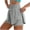 Dark Gray, variant on COMVALUE Women's 2 in 1 Running Shorts High-Split Athletic Short High Waisted 3" Liner Workout Gym Short with Pockets (Pink, S)