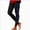 G5-Blue, variant on Women's Halloween Side Skull Pattern Stretch Leggings L