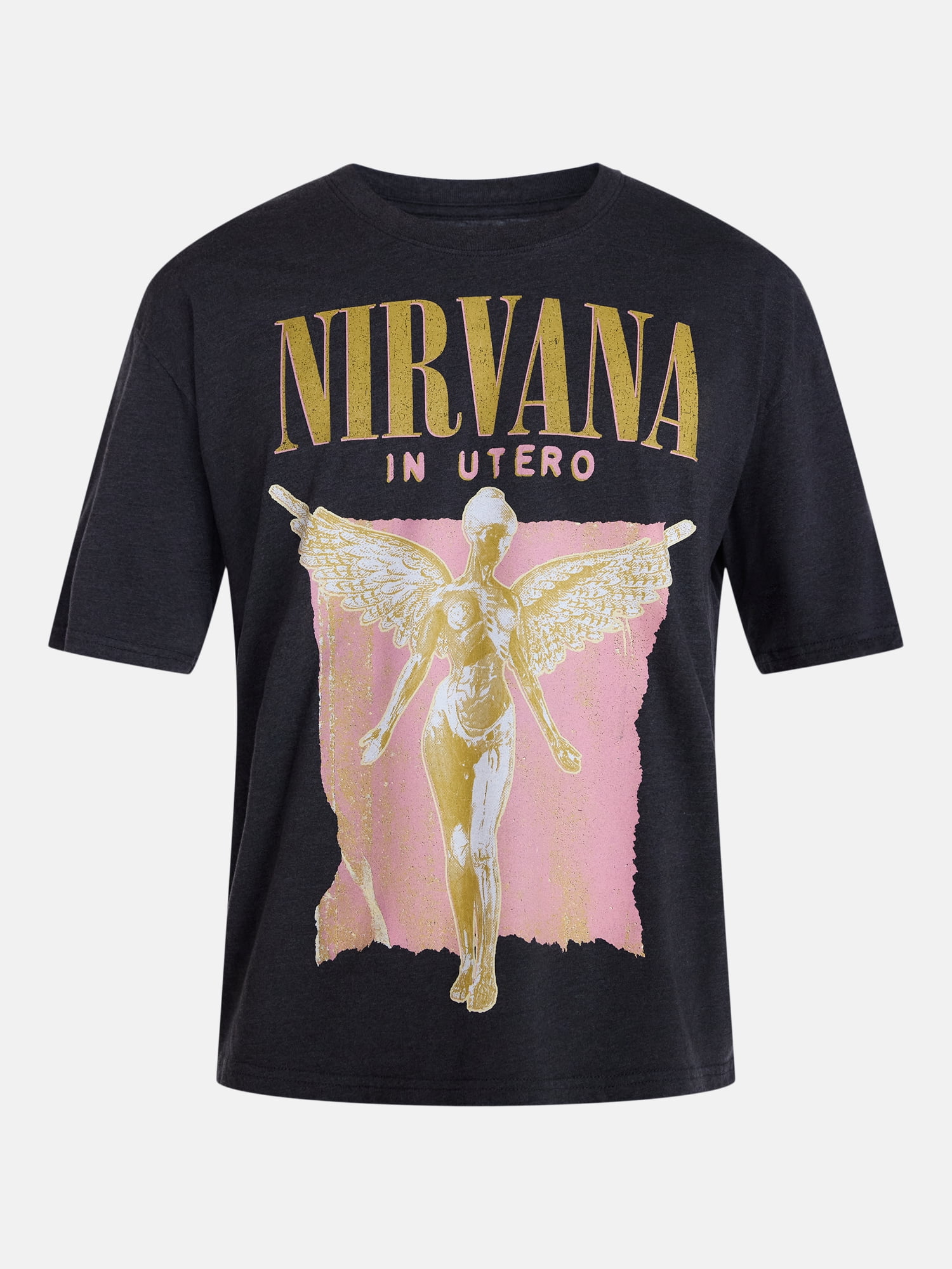 Nirvana Men's and Big Men's In Utero Graphic Tee with Short Sleeves, Sizes XS-5XL