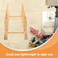 thumbnail image 5 of Beaupretty Solid Wood Thread Storage Stand Practical Beige Spool Holder for Embroidery and Sewing, 5 of 7
